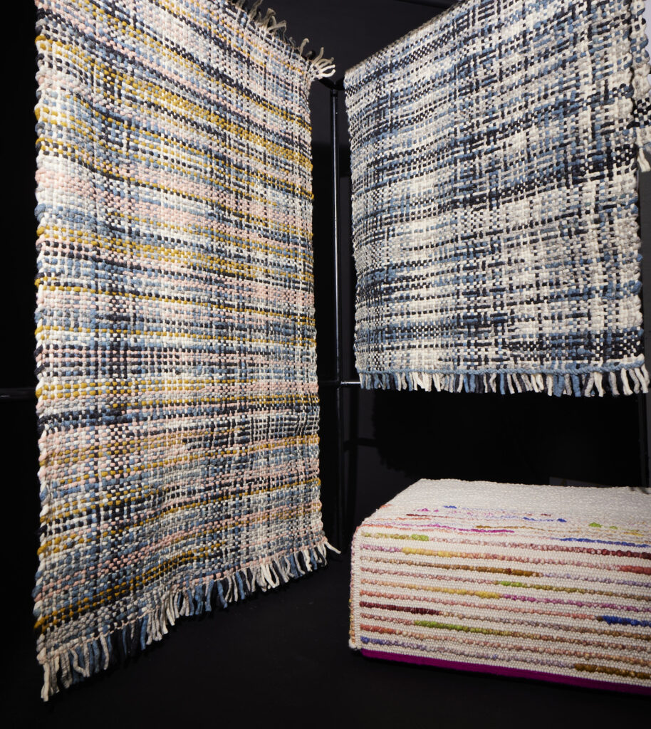 Harris Tweed spectrum&blueB&W