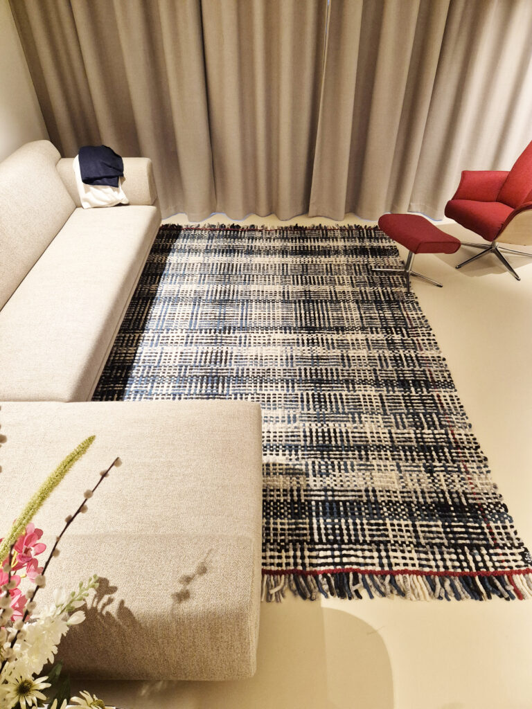 Harris tweed staand sofa & zetel